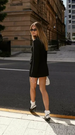 Lioness Dresses|Mini^Cheri Long Sleeve Mini Dress - Ink Black