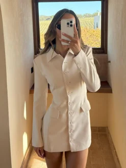 Lioness Dresses|Mini^Cheri Long Sleeve Mini Dress - Cream