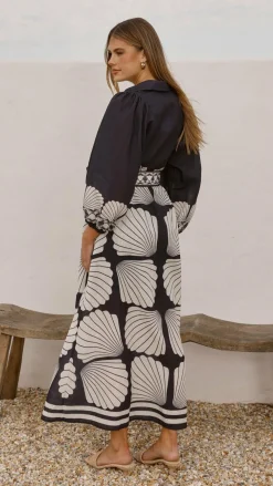 Bubblegum Dresses|Maxi^Cheyenne Long Sleeve Maxi Dress - Black