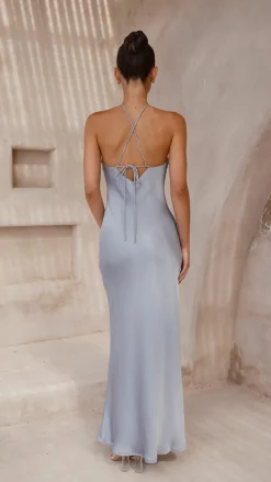 Alive Girl Dresses|Bridesmaid^Chiara Maxi Dress - Steel Blue