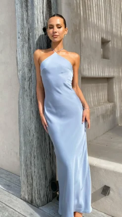 Alive Girl Dresses|Bridesmaid^Chiara Maxi Dress - Steel Blue