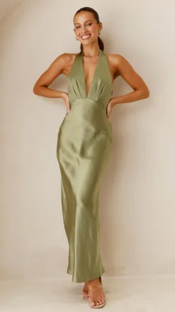 SASHA (BNE) Mon Cheri|Dresses^Chloe Maxi Dress - Olive
