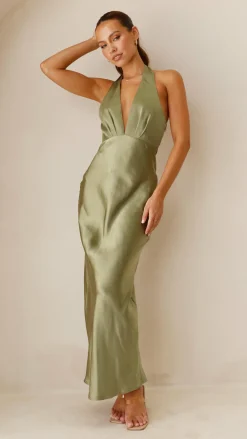 SASHA (BNE) Mon Cheri|Dresses^Chloe Maxi Dress - Olive