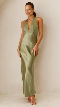 SASHA (BNE) Mon Cheri|Dresses^Chloe Maxi Dress - Olive