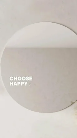 selfawear Beauty|Gift Collection^Choose Happy - Affirmation Mirror Sticker