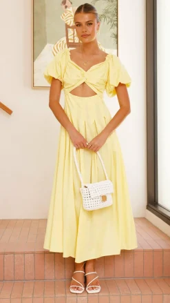 Pink Diamond Sale Dresses^Christina Maxi Dress - Lemon