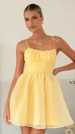 SASHA (BNE) Sale Dresses^Ciele Mini Dress - Lemon