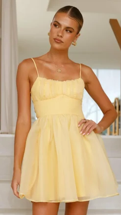 SASHA (BNE) Sale Dresses^Ciele Mini Dress - Lemon