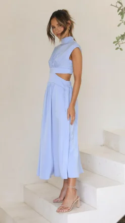 YH AND CO Sale Dresses^Cindie Midi Dress - Blue