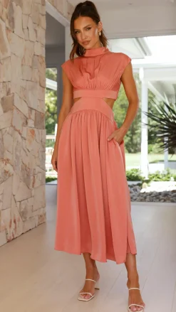 YH AND CO Sale Dresses^Cindie Midi Dress - Desert