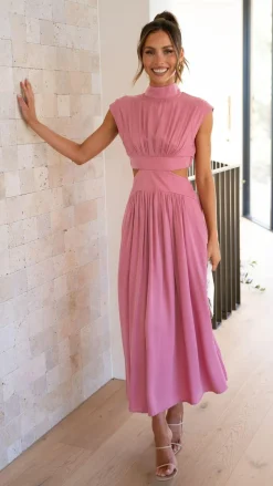 YH AND CO Sale Dresses^Cindie Midi Dress - Pink