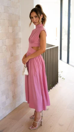 YH AND CO Sale Dresses^Cindie Midi Dress - Pink