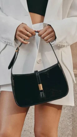 Billini Bags|Billini^Clara Shoulder Bag - Black Patent