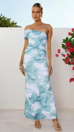 SASHA (BNE) Dresses|Maxi^Coda Maxi Dress - Blue Floral