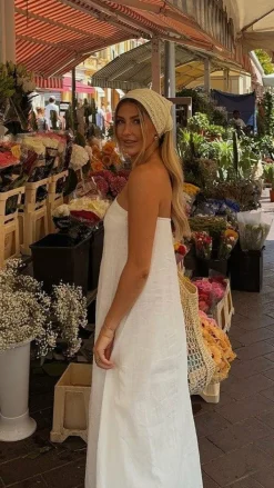 By Frankie Dresses|Maxi^Connie Maxi Dress - White