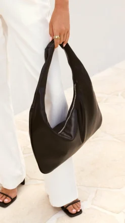 Angel Whisper Bags^Cromwell Hobo Bag - Black