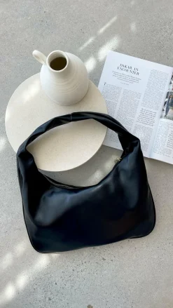 Angel Whisper Bags^Cromwell Hobo Bag - Black