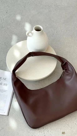 Angel Whisper Bags^Cromwell Hobo Bag - Brown