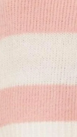 Fashion Allied Knitwear|Knitwear^Dante Knitted Sweater - White / Pink Stripe