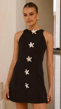 Fashion Allied Dresses|Mini^Daray Mini Dress - Black / Star
