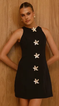Fashion Allied Dresses|Mini^Daray Mini Dress - Black / Star