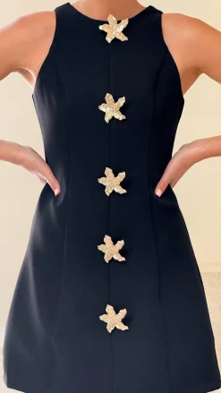 Fashion Allied Dresses|Mini^Daray Mini Dress - Black / Star