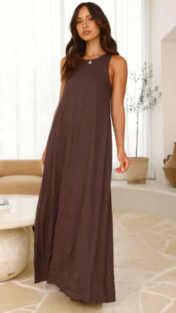 Fashion Allied Dresses|Maxi^Darcy Maxi Dress - Chocolate