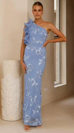SASHA (BNE) Dresses|Maxi^Darlee Maxi Dress - Blue Floral