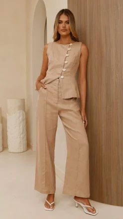 Fashion Allied Sets|Bottoms^Darva Pants - Taupe