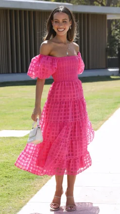 Pink Diamond Sale Dresses^Deemi Maxi Dress - Hot Pink