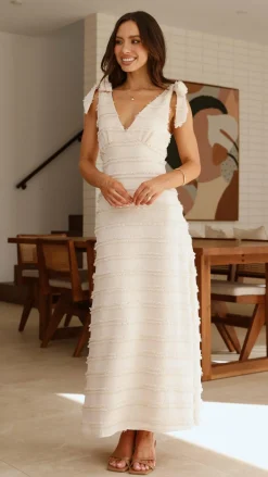 LILYWHYT Dresses|Sale Dresses^Dela Maxi Dress - Cream