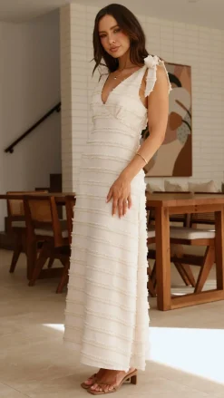 LILYWHYT Dresses|Sale Dresses^Dela Maxi Dress - Cream
