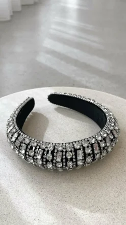 Angel Whisper Fascinators|Hair Accessories^Delacruz Headband - Black/Silver