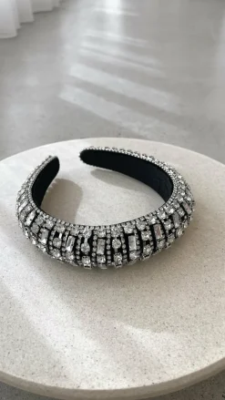 Angel Whisper Fascinators|Hair Accessories^Delacruz Headband - Black/Silver