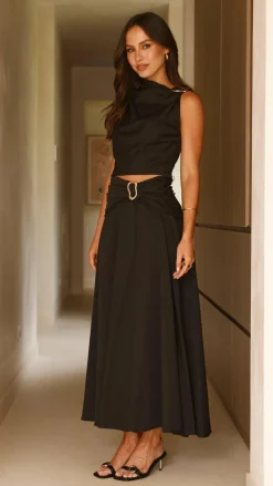 Fashion Allied Sets|Tops^Delphine Top - Black