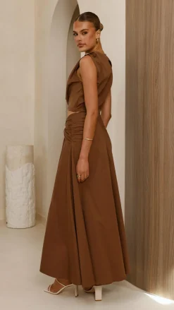 Fashion Allied Sets|Tops^Delphine Top - Chocolate