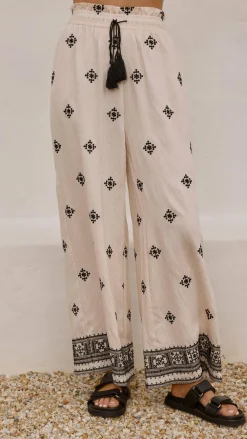 Shareen Sets|Bottoms^Deni Pants - Beige/Black