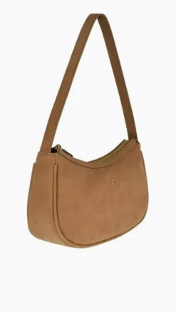 Peta and Jain Bags^Dixiee Shoulder Bag - Tan Suede