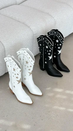 Billini Billini^Dollie Boots - Black-White