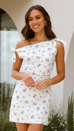 Main St Sale Dresses^Ebbe Mini Dress - Blue Floral