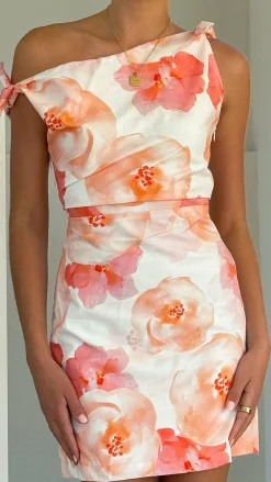 Main St Sale Dresses^Ebbe Mini Dress - Pink/ White Floral