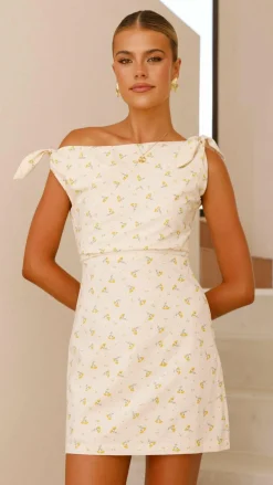 Main St Sale Dresses^Ebbe Mini Dress - Yellow Floral