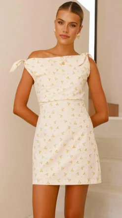 Main St Sale Dresses^Ebbe Mini Dress - Yellow Floral