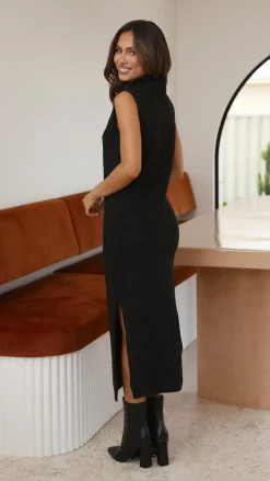 Main St Knit Dresses|Knitwear^Eleanor Knit Dress - Black