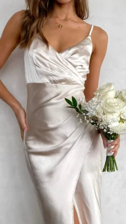 Alive Girl Sale Evening|Sale Dresses^Elsa Midi Dress - Champagne