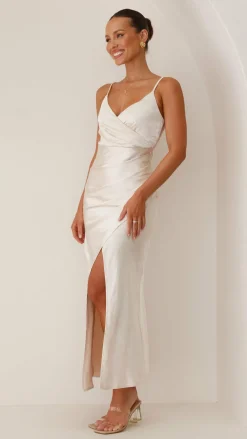 Alive Girl Sale Evening|Sale Dresses^Elsa Midi Dress - Champagne