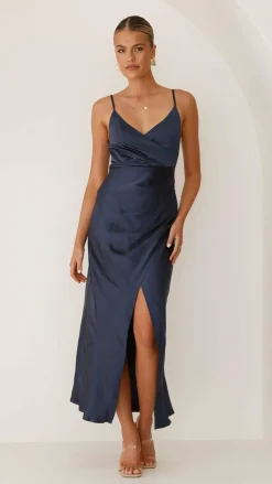 Alive Girl Sale Dresses^Elsa Midi Dress - Navy