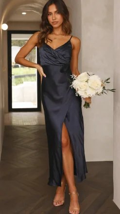 Alive Girl Sale Dresses^Elsa Midi Dress - Navy