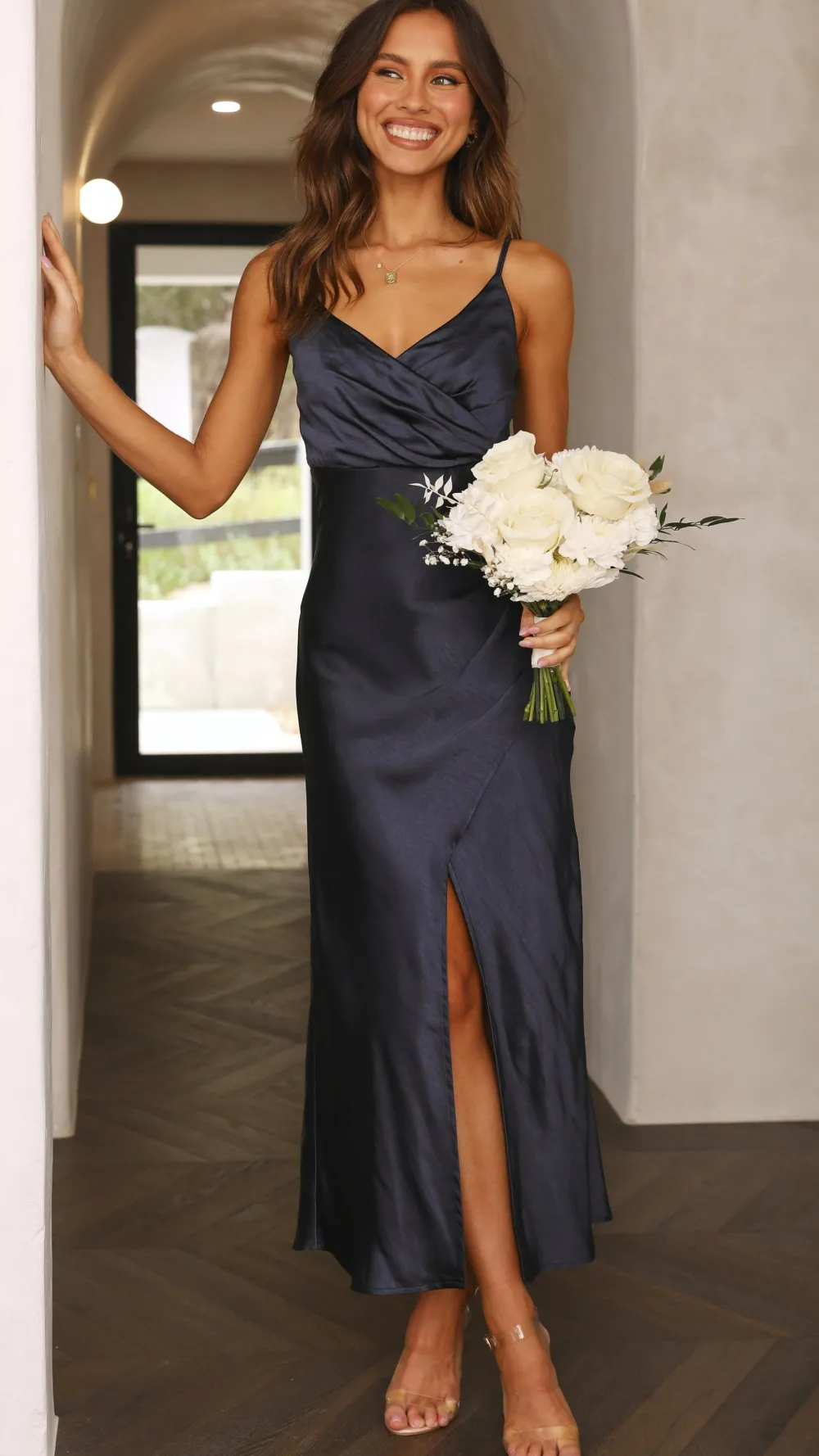 Alive Girl Sale Dresses^Elsa Midi Dress - Navy