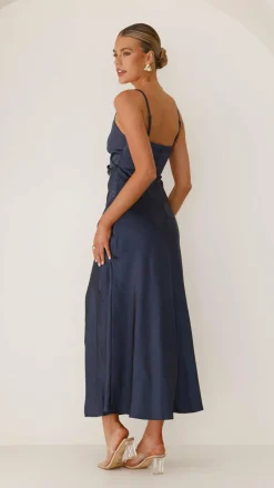 Alive Girl Sale Dresses^Elsa Midi Dress - Navy
